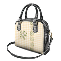 Melemele Ahiahia Hawai'i Palaka Squares Maile Leaf Shoulder Handbag Flowers Hawaiian Quilt Patterns