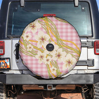 Akala Hamele Palaka Plumeria Spare Tire Cover Puakenikeni and Maile Lei