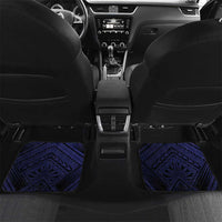 Custom Samoa Rugby Pacific Car Mats Samoan Warrior Tribal Pattern