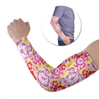 Palaka with Honu and Hibiscus Arm Sleeves Hawaiian Heritage Spirit - Polynesian Pride