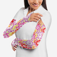 Palaka with Honu and Hibiscus Arm Sleeves Hawaiian Heritage Spirit - Polynesian Pride