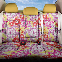 Palaka with Honu and Hibiscus Back Car Seat Cover Hawaiian Heritage Spirit - Polynesian Pride