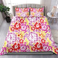 Palaka with Honu and Hibiscus Bedding Set Hawaiian Heritage Spirit - Polynesian Pride