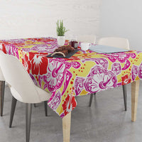 Palaka with Honu and Hibiscus Tablecloth Hawaiian Heritage Spirit - Polynesian Pride