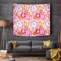 Palaka with Honu and Hibiscus Tapestry Hawaiian Heritage Spirit - Polynesian Pride