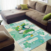 Japanese Kawaii Sushi Area Rug Green Wagara Palaka This Is How I Roll