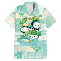 Personalized Japanese Kawaii Sushi Family Matching Mermaid Dress and Hawaiian Shirt Green Wagara Palaka This Is How I Roll LT9 Dad's Shirt - Short Sleeve Green - Polynesian Pride