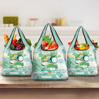 Japanese Kawaii Sushi Grocery Bag Green Wagara Palaka This Is How I Roll