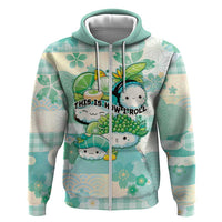 Personalized Japanese Kawaii Sushi Hoodie Green Wagara Palaka This Is How I Roll