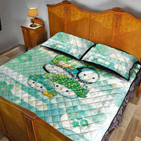 Japanese Kawaii Sushi Quilt Bed Set Green Wagara Palaka This Is How I Roll