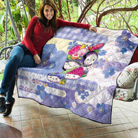 Japanese Kawaii Sushi Quilt Blue Wagara Palaka This Is How I Roll