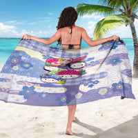 Japanese Kawaii Sushi Sarong Blue Wagara Palaka This Is How I Roll