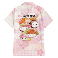 Personalized Japanese Kawaii Sushi Family Matching Summer Maxi Dress and Hawaiian Shirt Pink Wagara Palaka This Is How I Roll LT9 - Polynesian Pride