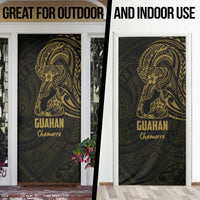 Gold Guam Latte Stone Tribal Tattoo Door Cover Hafa Adai Six 7 One - Polynesian Pride