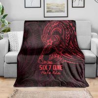 Oxblood Guam Latte Stone Tribal Tattoo Blanket Hafa Adai Six 7 One