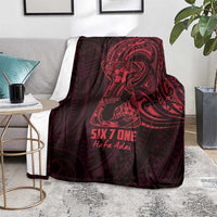Oxblood Guam Latte Stone Tribal Tattoo Blanket Hafa Adai Six 7 One