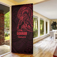 Oxblood Guam Latte Stone Tribal Tattoo Door Cover Hafa Adai Six 7 One - Polynesian Pride