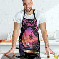 Guam Chamorro Artsy Apron Guahan Sunset Beach - Polynesian Pride