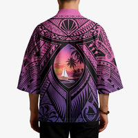 Guam Chamorro Artsy Kimono Guahan Sunset Beach - Polynesian Pride