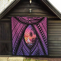 Guam Chamorro Artsy Quilt Guahan Sunset Beach