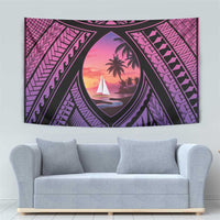 Guam Chamorro Artsy Tapestry Guahan Sunset Beach