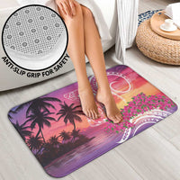Guam Latte Stone with Map Bathroom Set Bougainvillea Beach Sunset - Polynesian Pride