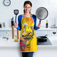 Papua New Guinea Cultural Tropical Flowers Apron - Polynesian Pride