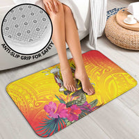 Papua New Guinea Cultural Tropical Flowers Bathroom Set - Polynesian Pride