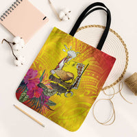 Papua New Guinea Cultural Tropical Flowers Tote Bag - Polynesian Pride