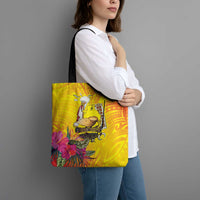 Papua New Guinea Cultural Tropical Flowers Tote Bag - Polynesian Pride