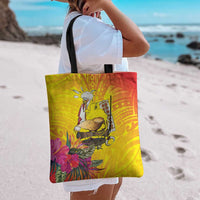 Papua New Guinea Cultural Tropical Flowers Tote Bag - Polynesian Pride
