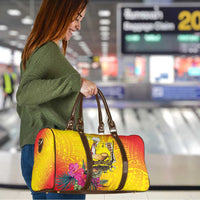Papua New Guinea Cultural Tropical Flowers Travel Bag - Polynesian Pride