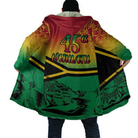 Hapi 45th Indipendens Dei Vanuatu Cloak Yumi 1980 with Vanuatuan Beach Landscape - Polynesian Pride