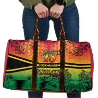 Hapi 45th Indipendens Dei Vanuatu Travel Bag Yumi 1980 with Vanuatuan Beach Landscape - Polynesian Pride