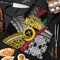 Vanuatu Proud to be Ni-van Personalised Apron with Mutis En Atan Patterns - Polynesian Pride