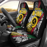 Vanuatu Proud to be Ni-van Personalised Car Seat Cover with Mutis En Atan Patterns