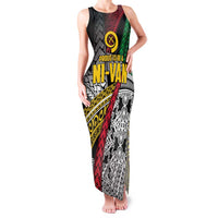 Vanuatu Proud to be Ni-van Personalised Family Matching Tank Maxi Dress and Hawaiian Shirt with Mutis En Atan Patterns