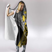 Vanuatu Proud to be Ni-van Personalised Hooded Blanket with Mutis En Atan Patterns