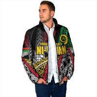 Vanuatu Proud to be Ni-van Personalised Padded Jacket with Mutis En Atan Patterns - Polynesian Pride
