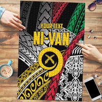 Vanuatu Proud to be Ni-van Personalised Puzzle with Mutis En Atan Patterns - Polynesian Pride