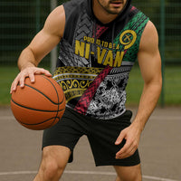 Vanuatu Proud to be Ni-van Personalised Sleeveless Hoodie with Mutis En Atan Patterns - Polynesian Pride