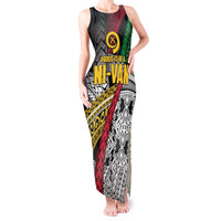 Vanuatu Proud to be Ni-van Personalised Tank Maxi Dress with Mutis En Atan Patterns