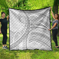 American Samoa White Sunday Quilt Polynesian Lotu Tamaiti - Polynesian Pride