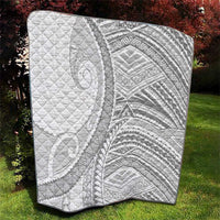 American Samoa White Sunday Quilt Polynesian Lotu Tamaiti - Polynesian Pride