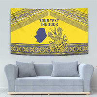 Niue Crab Personalised Tapestry Niuean Hiapo Pattern - Polynesian Pride