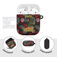 Hawaii Tiki Surfing AirPods Case Mele Kalikimaka i Iulai!