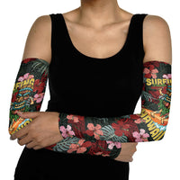 Hawaii Tiki Surfing Arm Sleeves Mele Kalikimaka i Iulai! LT9 - Polynesian Pride