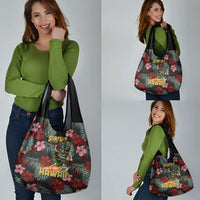 Hawaii Tiki Surfing Grocery Bag Mele Kalikimaka i Iulai! LT9 - Polynesian Pride