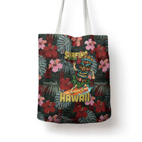 Hawaii Tiki Surfing Tote Bag Mele Kalikimaka i Iulai! LT9 - Polynesian Pride