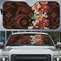 Kanoa Hawai'i Hibiscus Auto Sun Shade Polynesian Tribal Tattoo Pattern Floral Elements